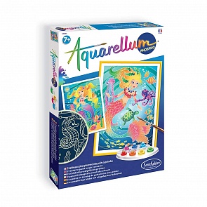 Акварельная раскраска - Русалки, фосфоресцентные (SentoSpherE, 6416)